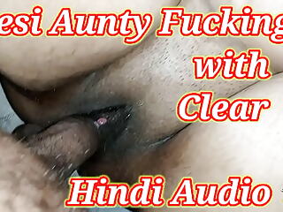 Desi Aunty Shacking adjacent to upon Obvious Hindi Audio