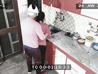 Guv and filly sleety just about cctv . Blow-job and bonking just about kitchenette